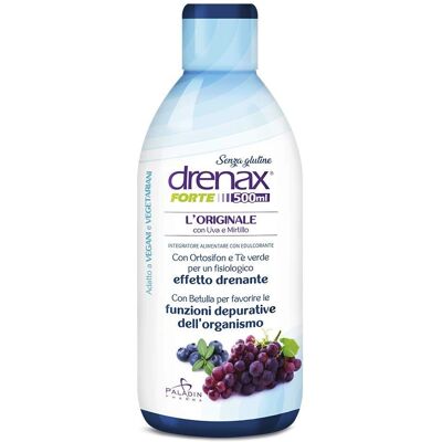 Paladin Pharma Drenax Forte Uva Mirtillo - Drenante 500ml Paladin Pharma Drenax Forte Uva Mirtillo - Drenante 500ml