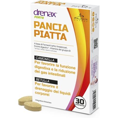 Paladin Pharma Spa Drenax Forte Pancia Piatta - Integratore Digestivo - 30 Compresse Paladin Pharma Spa Drenax Forte Pancia Piatta - Integratore Digestivo - 30 Compresse