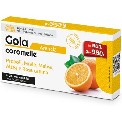 Pastiglie di Propoli Miele Sanavita - Sollievo Gola Pastiglie di Propoli Miele Sanavita - Sollievo Gola
