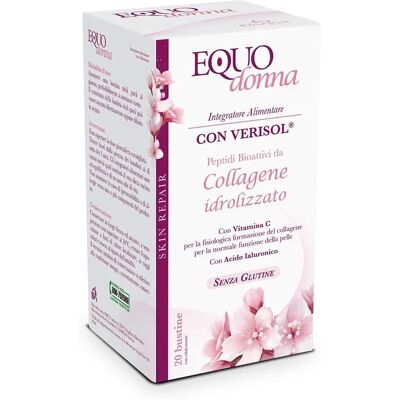 Paladin Pharma Spa EquoDonna Ripara Pelle al Collagene - 20 Bustine Liquide Paladin Pharma Spa EquoDonna Ripara Pelle al Collagene - 20 Bustine Liquide