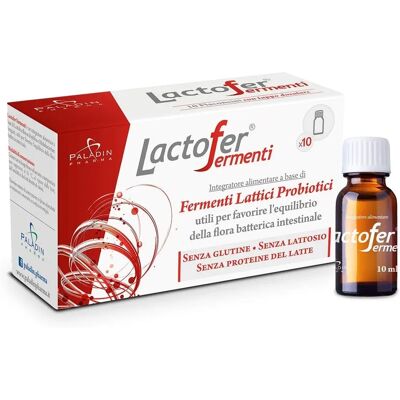 Paladin Pharma Spa Lactofer Fermenti - Supporto digestivo - 10ml x 10 Paladin Pharma Spa Lactofer Fermenti - Supporto digestivo - 10ml x 10