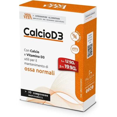Sanavita Calcio D3 Integratore - Favorisce la salute delle ossa Sanavita Calcio D3 Integratore - Favorisce la salute delle ossa