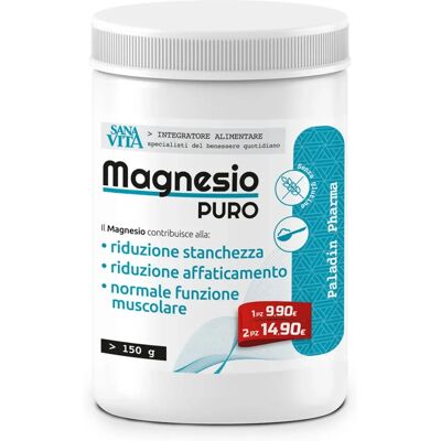 Sanavita Sanavita Magnesio - Energia & Benessere - 150g Sanavita Sanavita Magnesio - Energia & Benessere - 150g