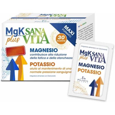 Paladin Mgk Plus - Magnesio e Potassio - 30 bustine Paladin Mgk Plus - Magnesio e Potassio - 30 bustine
