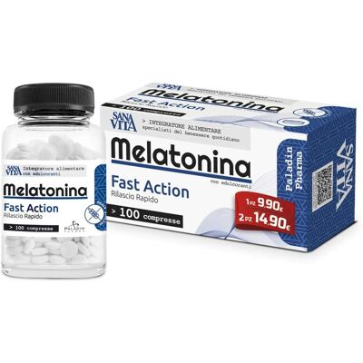 Sanavita Melatonina 100 Compresse - Integratore Sonno Sanavita Melatonina 100 Compresse - Integratore Sonno