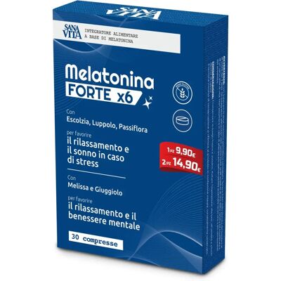 Sanavita Melatonina Forte - Supporto al Sonno e al Relax Sanavita Melatonina Forte - Supporto al Sonno e al Relax