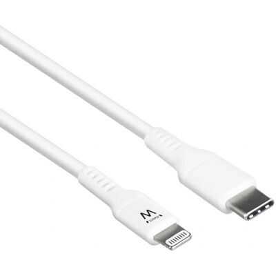 Cabo Lightning Ewent EW9916 - 2m, Branco, Certificado MFI Cabo Lightning Ewent EW9916 - 2m, Branco, Certificado MFI