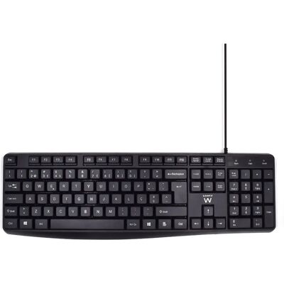 Ewent EW3002 - Teclado USB Silencioso Completo com 104 Teclado Ewent EW3002 - Teclado USB Silencioso Completo com 104 Teclado