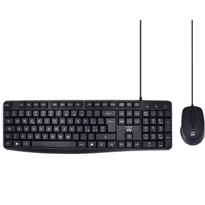 Ewent EW3005 - Clavier et souris - Noir Ewent EW3005 - Clavier et souris - Noir