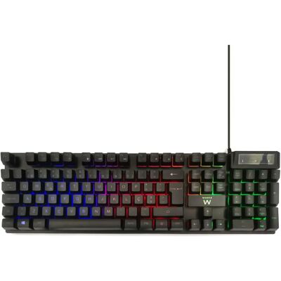 Ewent PL3319 Teclado Gaming - USB, RGB, Preto Ewent PL3319 Teclado Gaming - USB, RGB, Preto