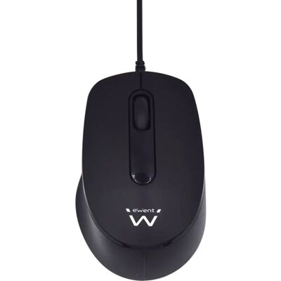 Souris de bureau ambidextre Ewent EW3159 Noir Souris de bureau ambidextre Ewent EW3159 Noir