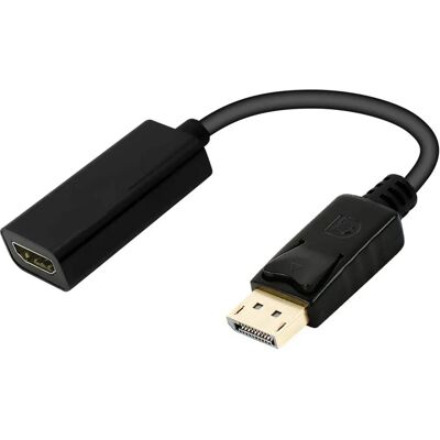 Ewent EC1456 Video Kabeladapter - 0,15 m DisplayPort HDMI Type A Ewent EC1456 Video Kabeladapter - 0,15 m DisplayPort HDMI Type A