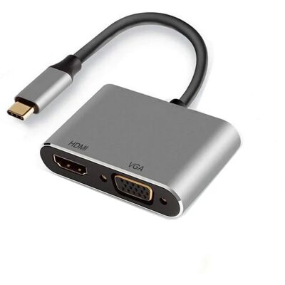 Ewent EW9700 USB-Grafikadapter - 4K Ultra HD - Schwarz/Grau Ewent EW9700 USB-Grafikadapter - 4K Ultra HD - Schwarz/Grau