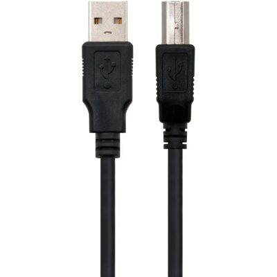 Ewent - EC1060 - USB 2.0 A naar B - 1 m - USB-kabel Ewent - EC1060 - USB 2.0 A naar B - 1 m - USB-kabel