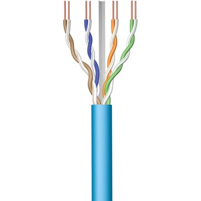 Cable de red U/UTP Cat.6A Ewent IM1222 Azul 50 m Cable de red U/UTP Cat.6A Ewent IM1222 Azul 50 m