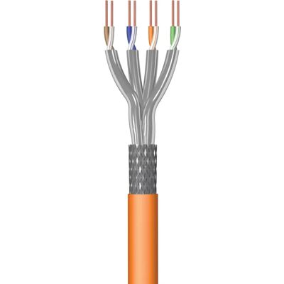 Ewent IM1226 Câble Réseau Orange 50m Cat7 S/FTP - Publicité Ewent IM1226 Câble Réseau Orange 50m Cat7 S/FTP - Publicité