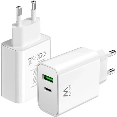 Chargeur rapide universel blanc Ewent EW1325 - Chargeur - Publicité Chargeur rapide universel blanc Ewent EW1325 - Chargeur - Publicité