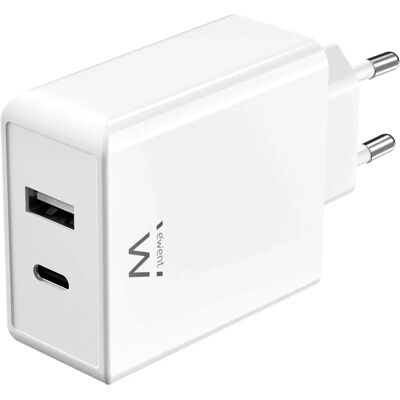 Chargeur Rapide Universel 45W Ewent EW1328 - Chargeur pour Appareil Mobile - Publicité Chargeur Rapide Universel 45W Ewent EW1328 - Chargeur pour Appareil Mobile - Publicité