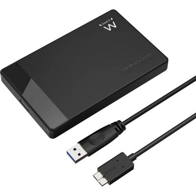 Ewent EW7049 lagringsfodral - USB 3.0 & 3.2, Svart Ewent EW7049 lagringsfodral - USB 3.0 & 3.2, Svart