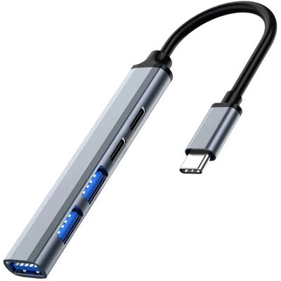 Ewent EW1149 USB-Hub - 5 Anschlüsse - Grau Ewent EW1149 USB-Hub - 5 Anschlüsse - Grau