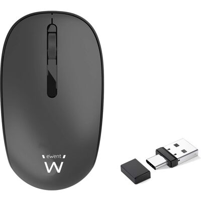 Ewent EW3206 Vezeték nélküli egér - Mindkét kézhez való - 1000 DPI Ewent EW3206 Vezeték nélküli egér - Mindkét kézhez való - 1000 DPI