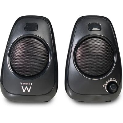 Ewent EW3527 Compact 2.0 Stereo Luidspreker - Luidspreker Ewent EW3527 Compact 2.0 Stereo Luidspreker - Luidspreker