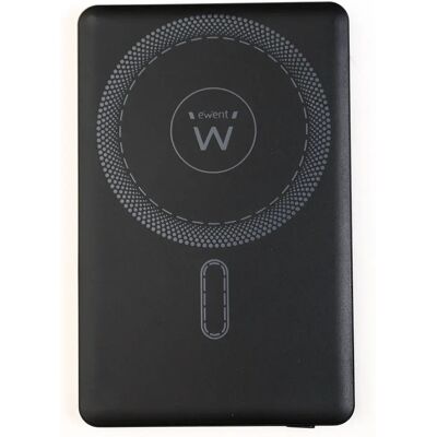 Ewent EW1160 Power Bank - Carregamento sem fio - Bateria de polímero de lítio - Preto Ewent EW1160 Power Bank - Carregamento sem fio - Bateria de polímero de lítio - Preto