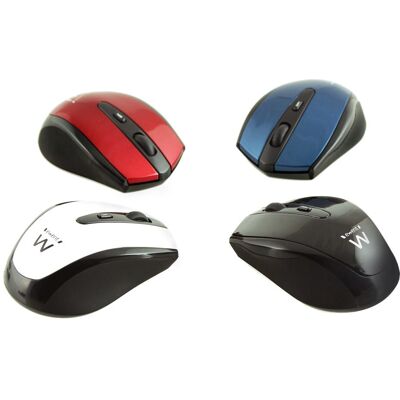 Ewent EW3218 Mouse - Ambidextrous Wireless Optical 1600 DPI Ewent EW3218 Mouse - Ambidextrous Wireless Optical 1600 DPI