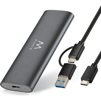 Ewent EW7061 Caja para disco duro externo - SSD, Gris Oscuro Ewent EW7061 Caja para disco duro externo - SSD, Gris Oscuro