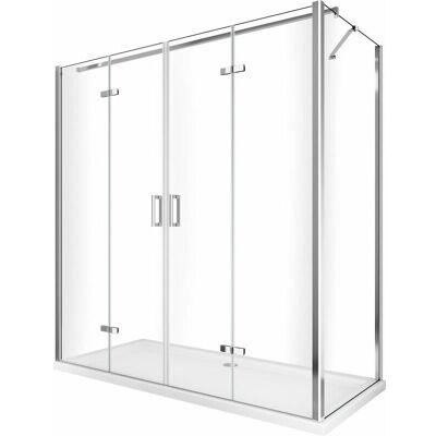 Giorgy Cabina de Ducha Esquinera Reversible 190cm - Puerta Plegable Giorgy Cabina de Ducha Esquinera Reversible 190cm - Puerta Plegable