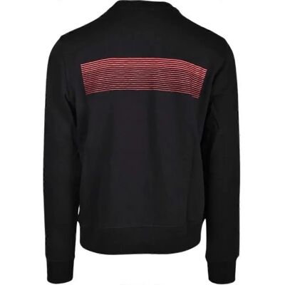 Diesel Zwarte Sweatshirt - Grafisch Logo, Ronde Hals, Normale Pasvorm Diesel Zwarte Sweatshirt - Grafisch Logo, Ronde Hals, Normale Pasvorm