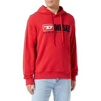 Diesel Ginn Hoodie Rouge S - Sweatshirt - Publicité Diesel Ginn Hoodie Rouge S - Sweatshirt - Publicité