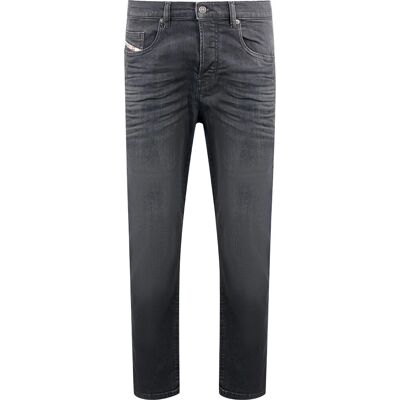 Diesel Buster-X RM043 Zwarte Jeans - Katoen, Getailleerde Pasvorm Diesel Buster-X RM043 Zwarte Jeans - Katoen, Getailleerde Pasvorm