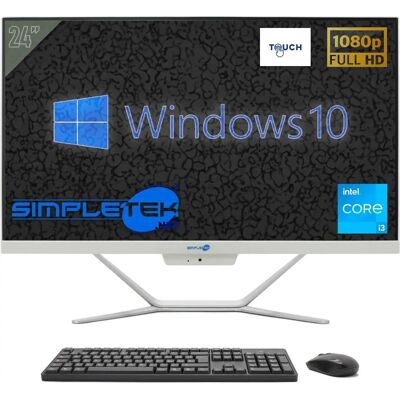 SIMPLETEK - 24i3touch - 8GB RAM - 240GB SSD - PC tout-en-un tactile 24" - Publicité SIMPLETEK - 24i3touch - 8GB RAM - 240GB SSD - PC tout-en-un tactile 24" - Publicité