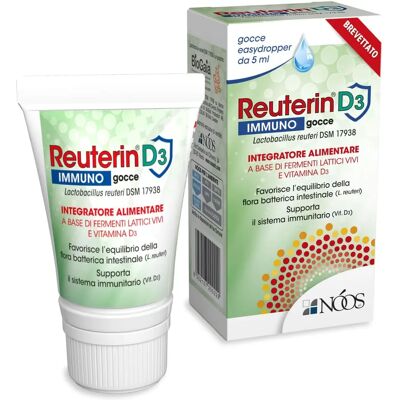 Noos Srl Reuterin D3 Probiotico - Supporto immunitario e intestinale Noos Srl Reuterin D3 Probiotico - Supporto immunitario e intestinale