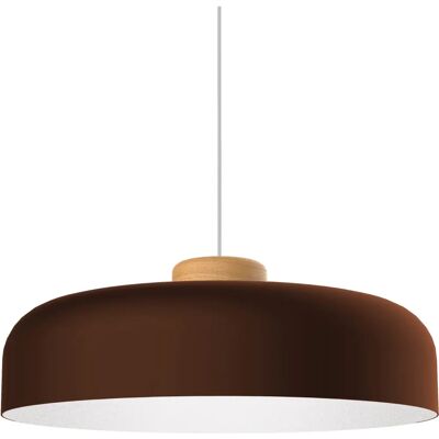 Lumicom Bois Lampada Sospensione - E27, Max 42W, Metallo, Corten Bianco, 40cm Lumicom Bois Lampada Sospensione - E27, Max 42W, Metallo, Corten Bianco, 40cm