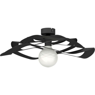 Lumicom Kami Negro Mate Luz de Techo 60cm Lumicom Kami Negro Mate Luz de Techo 60cm