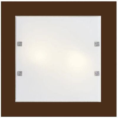 Lumicom Brook Lámpara de Techo - E27, 40x40cm, Corten Marrón Lumicom Brook Lámpara de Techo - E27, 40x40cm, Corten Marrón