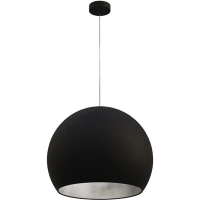 Lumicom Joe Lampada Sospensione - E27 Max 42W - 40cm Metallo Nero/Argento Lumicom Joe Lampada Sospensione - E27 Max 42W - 40cm Metallo Nero/Argento