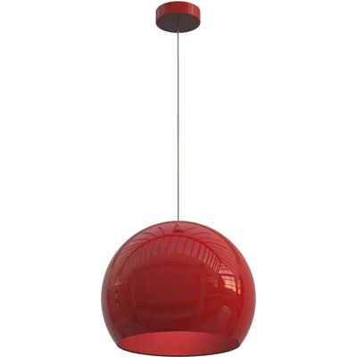 Lumicom Joe Lámpara de Techo - Esfera, Metal, Rojo - Lámpara Colgante Lumicom Joe Lámpara de Techo - Esfera, Metal, Rojo - Lámpara Colgante