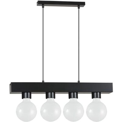 Lumicom Boston XL Lámpara de Techo - E27, Max 42W, Metal, Negro Lumicom Boston XL Lámpara de Techo - E27, Max 42W, Metal, Negro