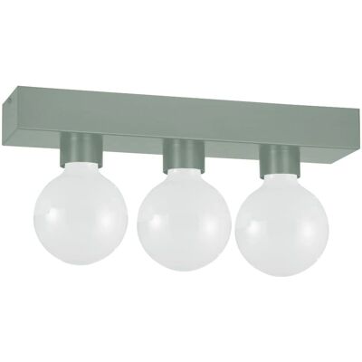 Lumicom Boston L Lampada da Soppalco - Metallo, Verde, 10x30cm Lumicom Boston L Lampada da Soppalco - Metallo, Verde, 10x30cm