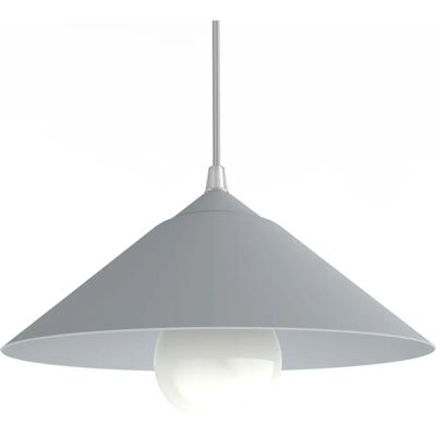 LUMICOM Modello 1XE27 Lampada Sospensione Grigia - Sospensione LUMICOM Modello 1XE27 Lampada Sospensione Grigia - Sospensione