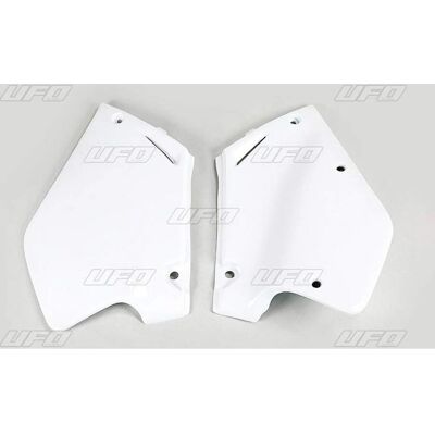 Ufo Plast White Side Panels for Honda CR 125 1995-1997, CR 250 1995-1996 - Side Panels Ufo Plast White Side Panels for Honda CR 125 1995-1997, CR 250 1995-1996 - Side Panels