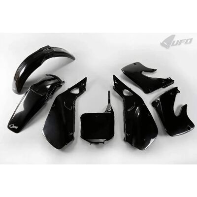 Ufo Plast Komplett Kunststoffkit - Honda CR 125, 250, Schwarz Ufo Plast Komplett Kunststoffkit - Honda CR 125, 250, Schwarz