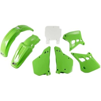 UFO Plastics Kawasaki KX 125 1990-1991 - Kit in Plastica UFO Plastics Kawasaki KX 125 1990-1991 - Kit in Plastica