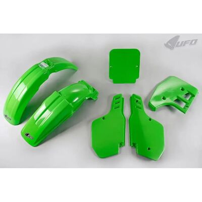 Ufo Kawasaki Kx 125 (1988) - Kunststoffset - Langlebig, Mit Kotflügeln, Panels Ufo Kawasaki Kx 125 (1988) - Kunststoffset - Langlebig, Mit Kotflügeln, Panels