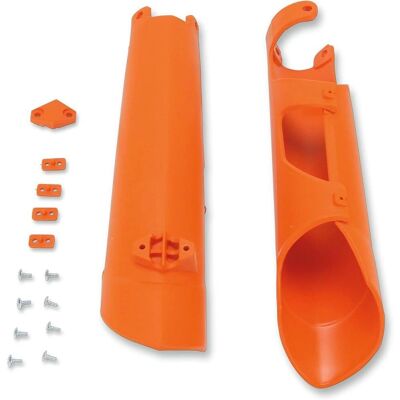 Ufo Orange Gabelschutz - KTM 2011-2015 Enduro MX Ufo Orange Gabelschutz - KTM 2011-2015 Enduro MX
