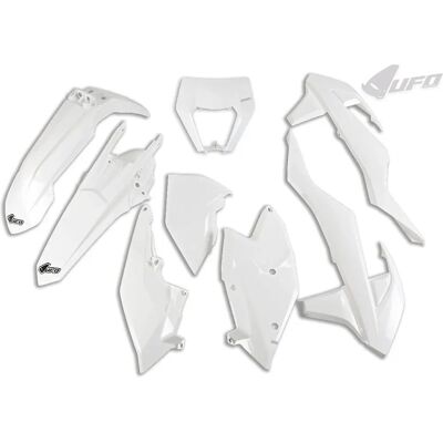 Ufo Kunststoff-Kit - KTM Exc-f 2017-2019 Weiß Ufo Kunststoff-Kit - KTM Exc-f 2017-2019 Weiß