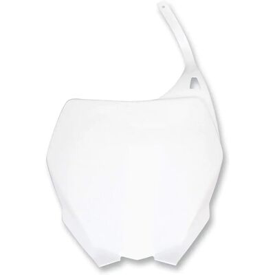 Ufo Plast Yamaha YZF 250/450/125 Number Plate - White - Off-Road Protection Ufo Plast Yamaha YZF 250/450/125 Number Plate - White - Off-Road Protection